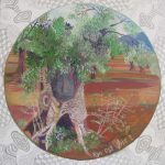 The Sacred Olive Tree Oil on Canvas 40x40
